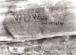 W.D. Walden inscription taken in 1966, - Acknowledgements #27.