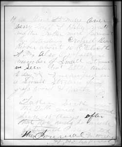 Diary of Alexander Hamilton Chapman,  journal entry detailing his illness